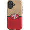 NFL San Francisco 49ers Vintage iPhone 16 Plus Impact Case