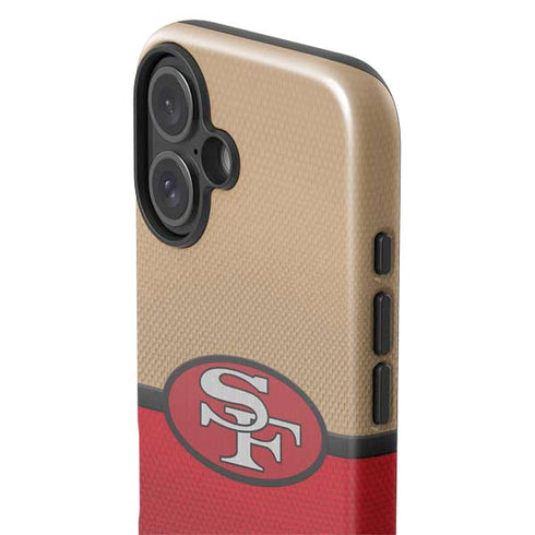NFL San Francisco 49ers Vintage iPhone 16 Plus Impact Case