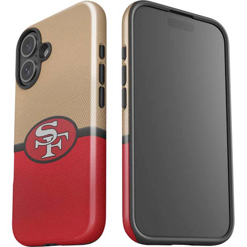 NFL San Francisco 49ers Vintage iPhone 16 Plus Impact Case