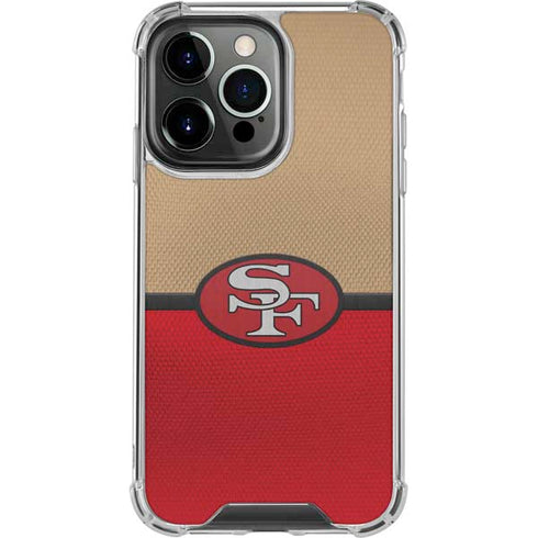NFL San Francisco 49ers Vintage iPhone 16 Pro Max Clear Case