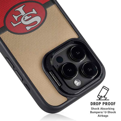 NFL San Francisco 49ers Vintage iPhone 16 Pro Max Kickstand Case