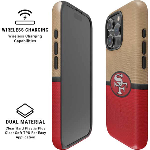 NFL San Francisco 49ers Vintage iPhone 16 Pro Max Magsafe Impact Case