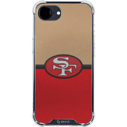 NFL San Francisco 49ers Vintage iPhone 16e Clear Case