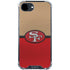 NFL San Francisco 49ers Vintage iPhone 16e Clear Case