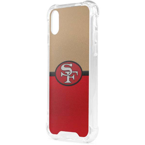 NFL San Francisco 49ers Vintage iPhone XS Clear Case