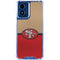NFL San Francisco 49ers Vintage Moto G 5G (2024) Clear Case