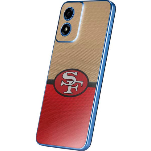 NFL San Francisco 49ers Vintage Moto G Play 4G (2024) Skin
