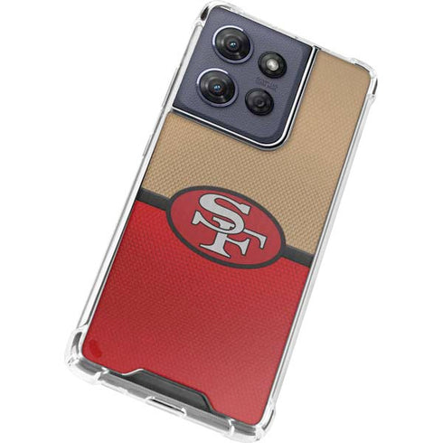 NFL San Francisco 49ers Vintage Moto G Play 5G (2025) Clear Case