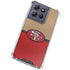 NFL San Francisco 49ers Vintage Moto G Play 5G (2025) Clear Case