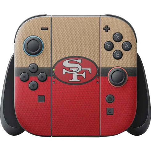 NFL San Francisco 49ers Vintage Nintendo Switch 2 (2025) Joy-Con Controller Skin