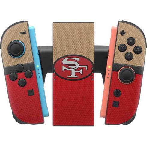 NFL San Francisco 49ers Vintage Nintendo Switch 2 (2025) Joy-Con Controller Skin
