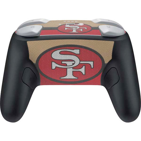 NFL San Francisco 49ers Vintage Nintendo Switch 2 (2025) Pro Controller Skin