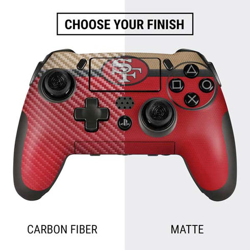 NFL San Francisco 49ers Vintage PlayStation Scuf Vantage 2 Controller Skin