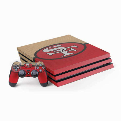 NFL San Francisco 49ers Vintage PlayStation PS4 Skins