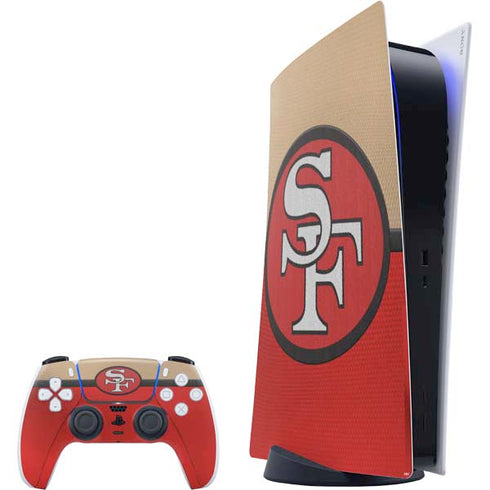 NFL San Francisco 49ers Vintage PlayStation PS5 Skins
