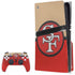 NFL San Francisco 49ers Vintage PS5 Pro Disk Bundle Skin