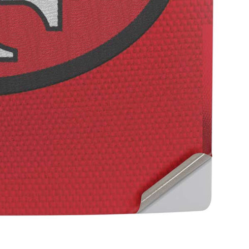 NFL San Francisco 49ers Vintage PS5 Pro Disk Console Skin