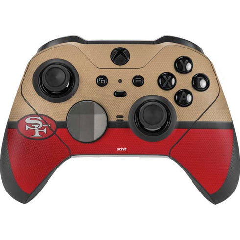 NFL San Francisco 49ers Vintage Xbox Elite Wireless Controller Series 2 Skin