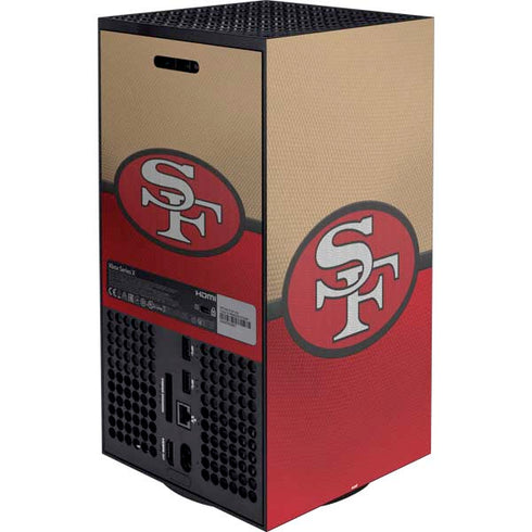 NFL San Francisco 49ers Vintage XBox Series X Digital Edition Bundle Skin
