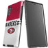NFL San Francisco 49ers White Striped Galaxy Note 10 Pro Case