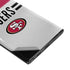 NFL San Francisco 49ers White Striped Galaxy Note 10 Skin