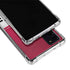 NFL San Francisco 49ers White Striped Galaxy Note20 5G Clear Case