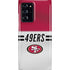 NFL San Francisco 49ers White Striped Galaxy Cases