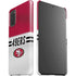 NFL San Francisco 49ers White Striped Galaxy S20 Lite Case