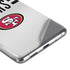 NFL San Francisco 49ers White Striped Galaxy S20 Plus Skin