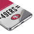 NFL San Francisco 49ers White Striped Galaxy S20 Ultra 5G Skin