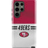 NFL San Francisco 49ers White Striped Galaxy S23 Ultra Pro Case