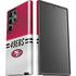NFL San Francisco 49ers White Striped Galaxy S23 Ultra Pro Case