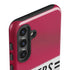 NFL San Francisco 49ers White Striped Galaxy S25 Impact Case