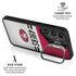 NFL San Francisco 49ers White Striped Galaxy S25 Plus Kickstand Case