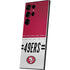 NFL San Francisco 49ers White Striped Galaxy S24 Ultra Skin