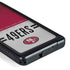 NFL San Francisco 49ers White Striped Galaxy S24 Ultra Waterproof Case