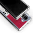 NFL San Francisco 49ers White Striped Galaxy Z Fold5 5G Clear Case