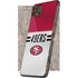 NFL San Francisco 49ers White Striped Google Pixel 4 XL Skin