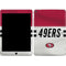 NFL San Francisco 49ers White Striped iPad Skins