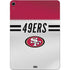 NFL San Francisco 49ers White Striped Apple iPad Air Skin