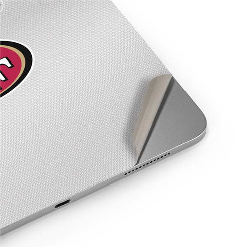 NFL San Francisco 49ers White Striped Apple iPad Air Skin