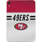 NFL San Francisco 49ers White Striped Apple iPad Mini Skin
