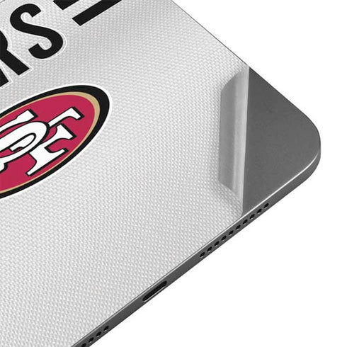 NFL San Francisco 49ers White Striped Apple iPad Mini Skin
