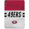 NFL San Francisco 49ers White Striped Apple iPad Pro Skin