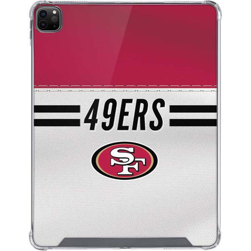NFL San Francisco 49ers White Striped iPad Cases