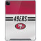 NFL San Francisco 49ers White Striped iPad Cases