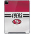 NFL San Francisco 49ers White Striped iPad Cases