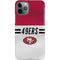 NFL San Francisco 49ers White Striped iPhone 11 Pro Lite Case