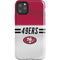 NFL San Francisco 49ers White Striped iPhone Cases