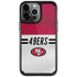 NFL San Francisco 49ers White Striped iPhone Cases